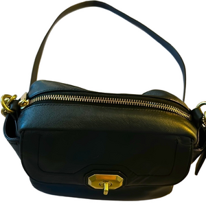 Coach Aby leather crossbody camera bag.